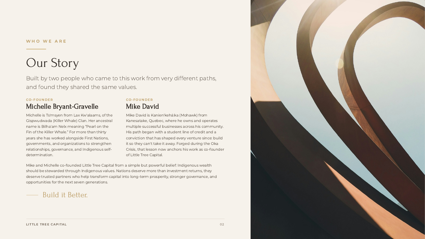 Slide 3 — Our Story