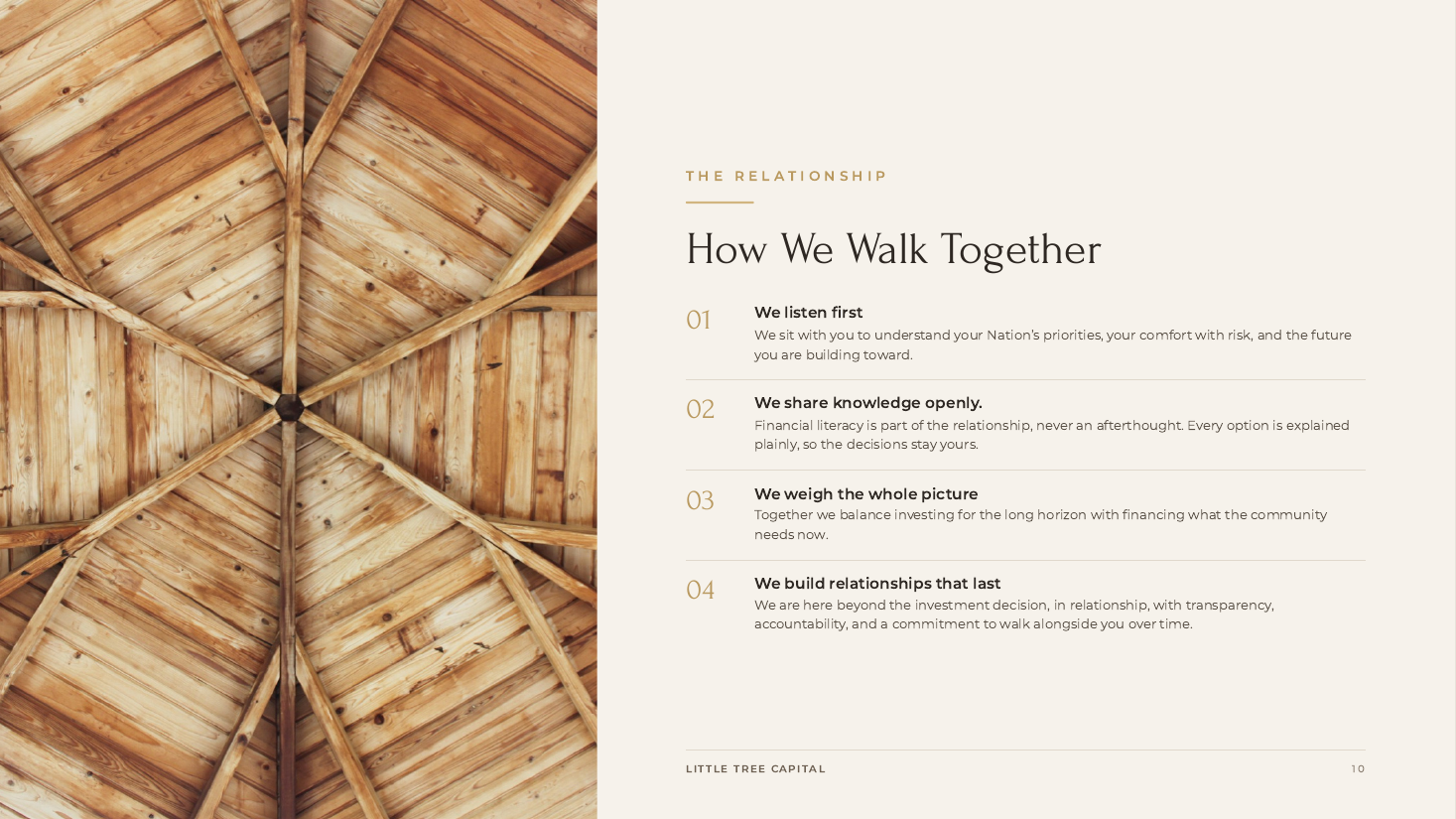 Slide 11 — How We Walk Together